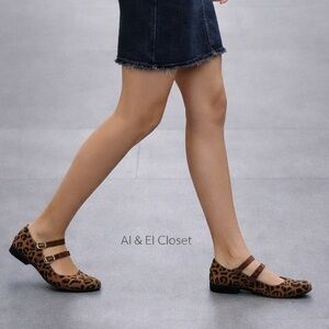 Arizona Jean Co AZ Helena Cheetah Mary Jane Women’s Flats Size 7 New With Box